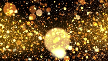 大气金色粒子飞舞背景视频