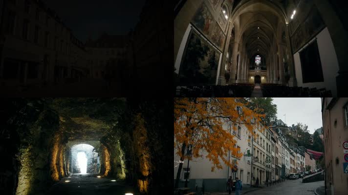 卢森堡城市旅游风光精品实拍