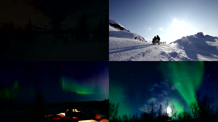 俄罗斯极地自然风光旅行当地居民生活视频