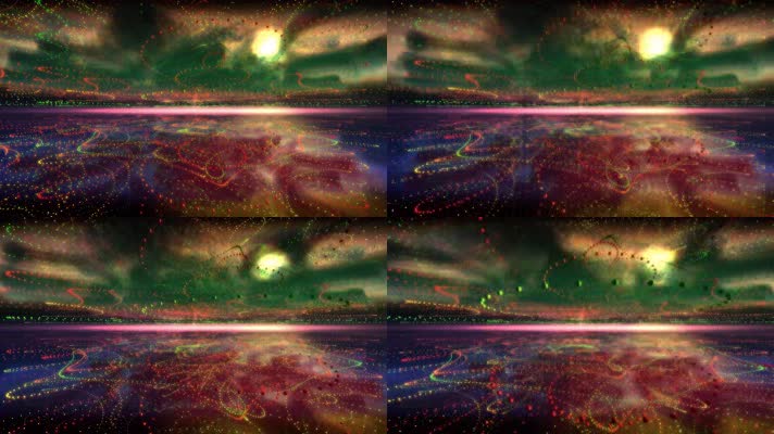 梦幻炫酷粒子晚会年会企业宣传展示合成背景