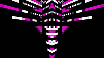 白色紫色方块变换vj背景