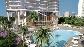 度假酒店别墅三维动画