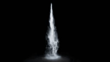 瀑布特效后期合成带通道