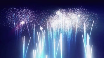 粒子烟花梦幻大气晚会背景