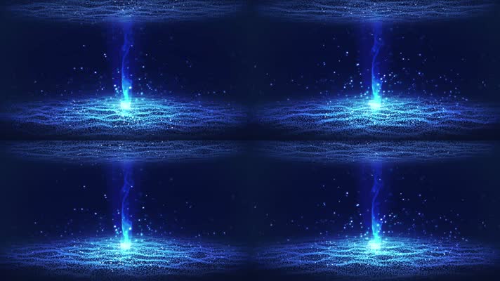 梦幻粒子空间舞台背景循环