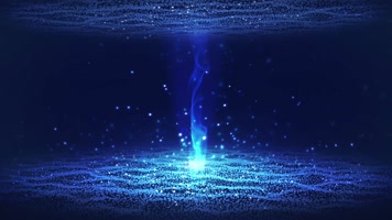 梦幻粒子空间舞台背景循环