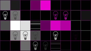 动感紫色粒子方格dj酒吧音乐背景