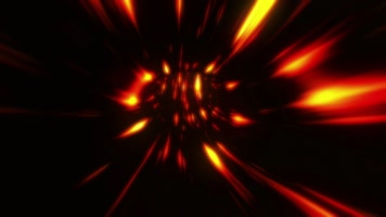 金色隧道几何LED背景素材