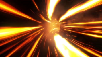 金色隧道几何LED背景素材