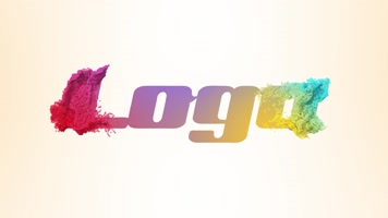 粒子汇聚标志LOGO片头动画