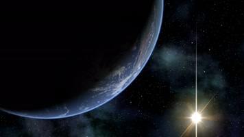 大气宇宙地球光线