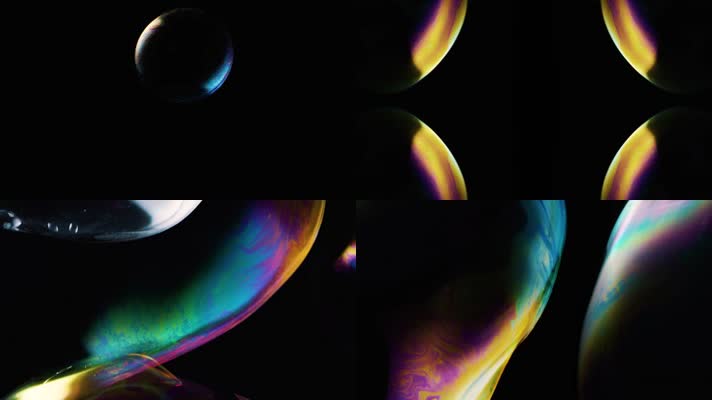 唯美绚丽气泡光影