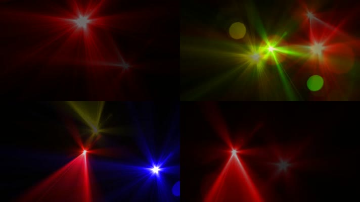 彩色爆闪闪光灯 