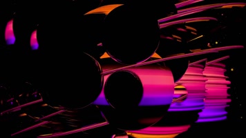 3D节奏球体vj背景