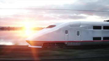 高速列车高铁动车火车动画视频 高速列车高铁动车火车动画视频