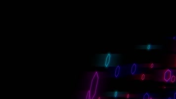 时尚酷炫彩色抽象菱形闪烁背景视频