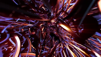 酷炫抽象霓虹灯管vj视频