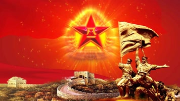 八一军徽闪闪亮