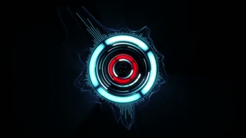 超美全息圆形音频节奏跳动