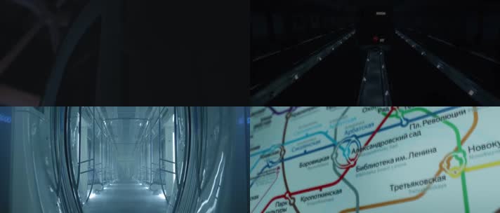震撼科技地铁开启隧道穿梭