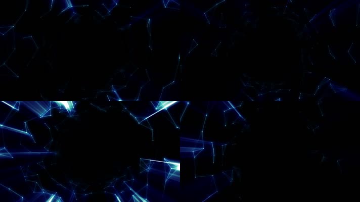 大气蓝色科技隧道循环