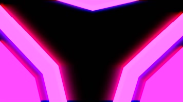 紫色抽象三角万花筒放射vj背景视频