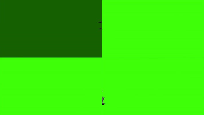 绿屏战斗机起飞特效抠像素材