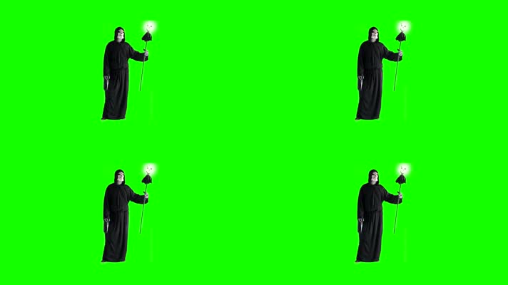 绿屏死神特效抠像素材  