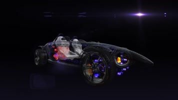 高科技粒子光线四驱战车