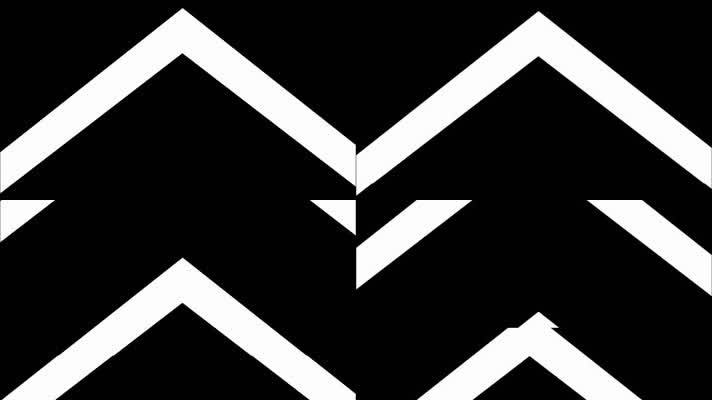 白色箭头图形动画