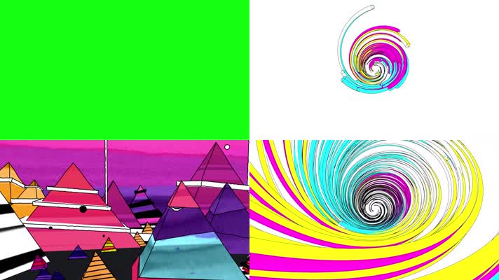 极品时尚彩色线条vj舞台背景视频