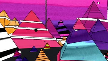 极品时尚彩色线条vj舞台背景视频