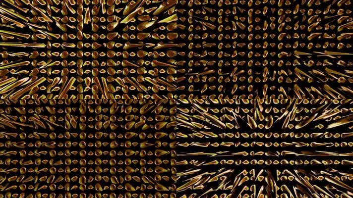 金色砖石vj视频背景