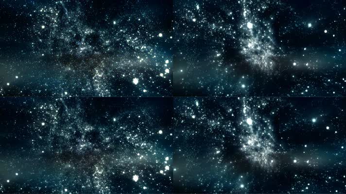 梦幻星空唯美粒子LED舞台背景素材