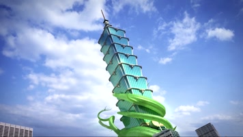 城市温室效应环境污染三维动画 城市温室效应环境污染三维动画