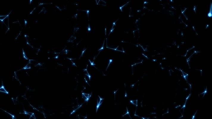 Plexus蓝色风格穿梭背景