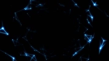 Plexus蓝色风格穿梭背景