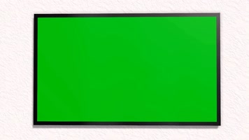绿屏打开电视特效抠像素材