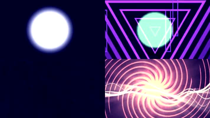 超强节奏快速迷乱图案闪烁科技感酒吧