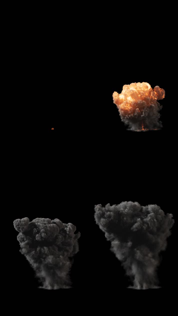 爆炸蘑菇云特效