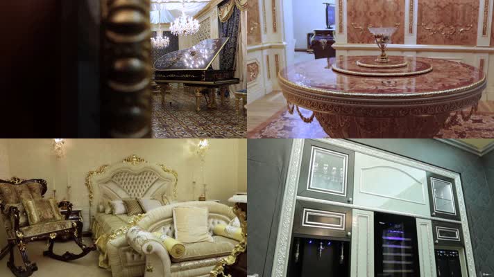 豪华内饰家具展示