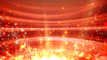 大气红金色粒子晚会节日