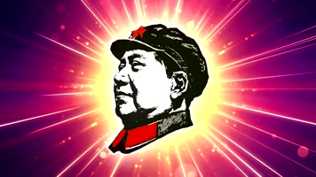 八一建军节革命家毛主席头像开场片头