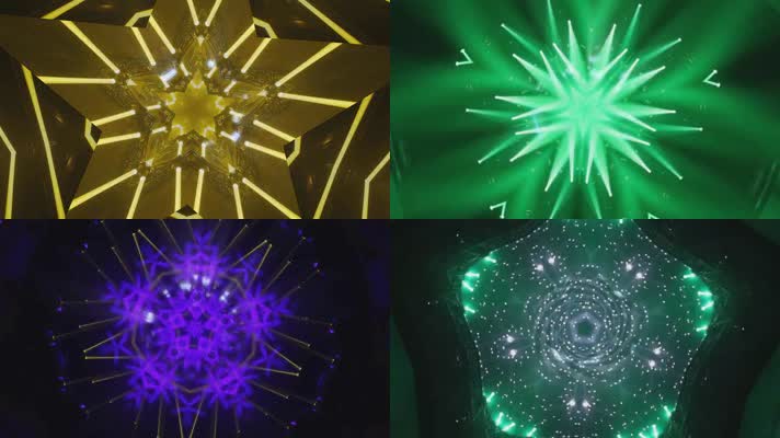 时尚炫酷激光射线vj视频