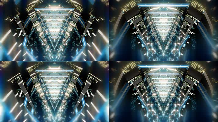 3D隧道穿梭动画vj