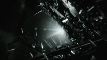 暗黑风格建筑破碎背景