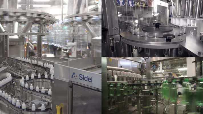 生产塑料瓶玻璃瓶果汁工厂科技瓶子饮料制造