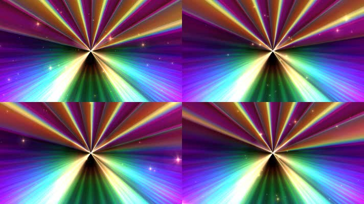 彩色光线特效激光VJ