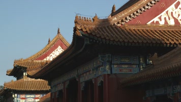 北京紫禁城的一角