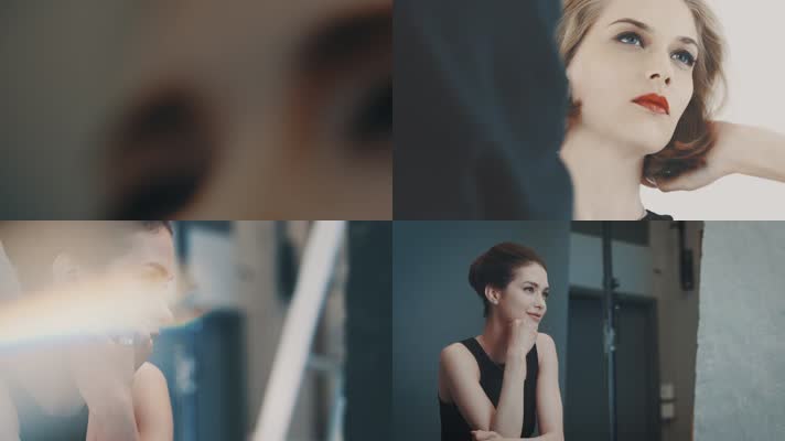 时尚美女模特影棚美容珠宝时装广告拍摄 时尚美女模特影棚美容珠宝时装广告拍摄